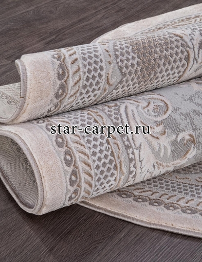 Овальный ковер BABIL 34814 - 070 BEIGE (Турция)