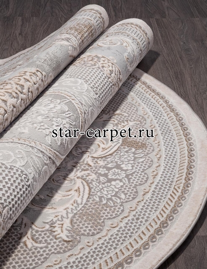 Овальный ковер BABIL 34814 - 070 BEIGE (Турция)