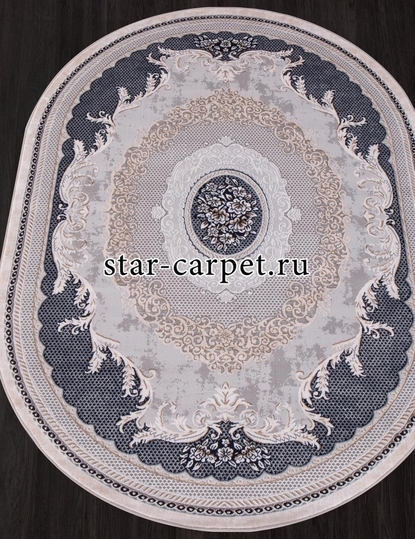 Овальный ковер BABIL 34814 - 030 BLUE (Турция)