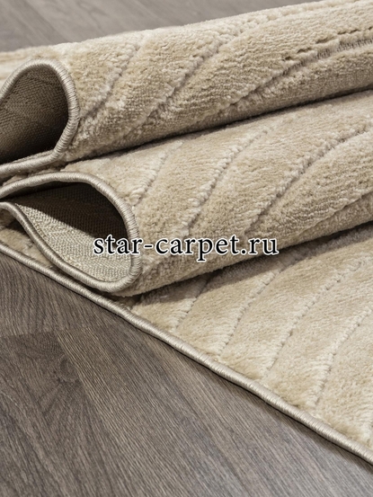 Ковер E126AP - BEIGE / BEIGE - Прямоугольник - коллекция JUNO