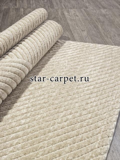 Ковер E139AP - BEIGE / BEIGE - Прямоугольник - коллекция JUNO