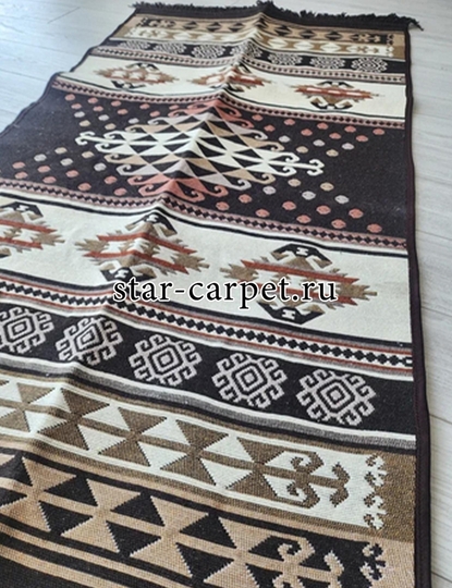 Ковер-килим Bosfor K278, коричневый