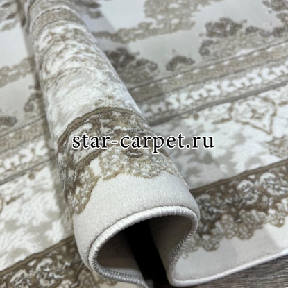 Ковер ZENITH 29075A BEIGE-CREAM + овал