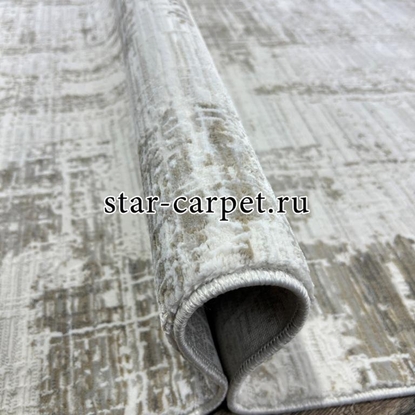 Ковер ZENITH 31407A D.GREY-CREAM + овал