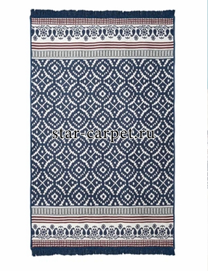 Ковер Sacli Tekstil килим Bosfor KC 1338, синий