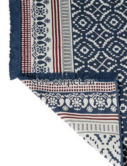 Ковер Sacli Tekstil килим Bosfor KC 1338, синий