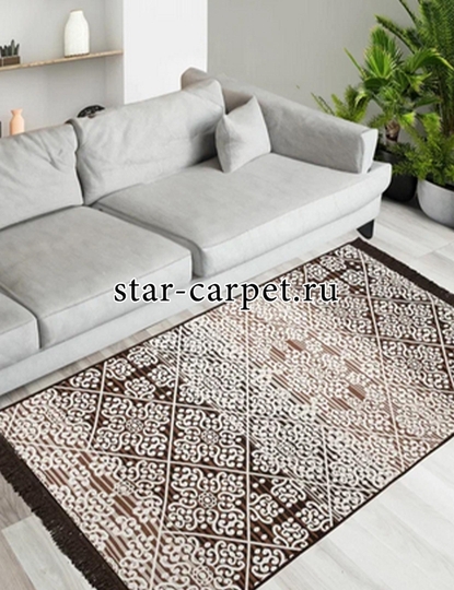 Ковер-килим Bosfor KC 1262, коричневый