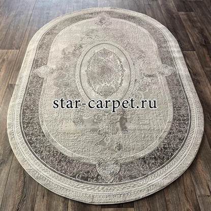 Ковер овал VELVET 27145A GREY-L.GREY