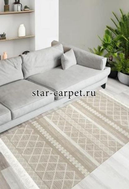 Ковер Sacli Tekstil килим Lira f1, бежевый