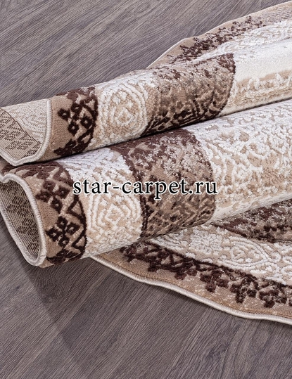 Ковер armina-04041b-dark-brown-oval 