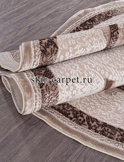 Ковер armina-04048b-dark-brown-oval