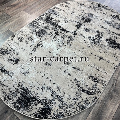 Овальный ковер ALVITA 5072C S.ANTHRACITE-S.D.GREY