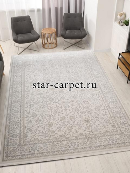 Ковер 27405A - BEIGE / GRAY - Прямоугольник - коллекция MARDIN