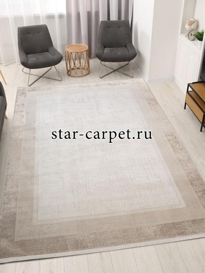 Ковер 27466A - BEIGE / D.BEIGE - Прямоугольник - коллекция MARDIN