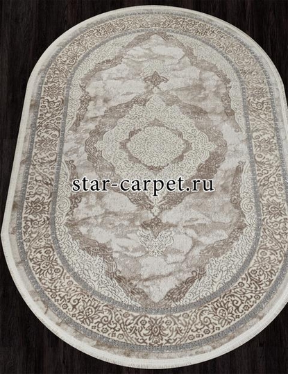 Ковер 26491B - CREAM / BEIGE - Овал - коллекция MARMARIS