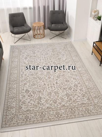 Ковер 27405A - BEIGE / D.BEIGE - Прямоугольник - коллекция MARDIN