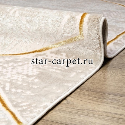 Овальный ковер Alfa 05510A цвет KREM / K GRI