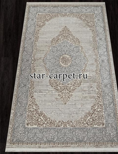 Ковер 26913A - GRY / D.BEIGE - Прямоугольник - коллекция MARMARIS