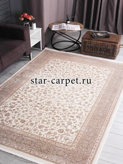 Ковер 4554B - S.WHITE / CREAM - Прямоугольник - коллекция ASTORIA