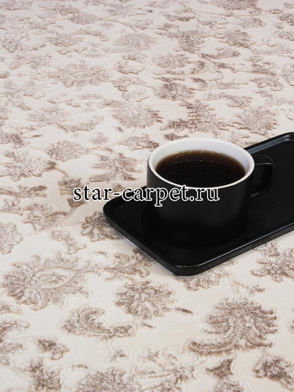 Ковер 4554B - S.WHITE / CREAM - Прямоугольник - коллекция ASTORIA