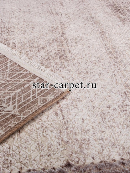 Ковер 9337A - S.WHITE / BROWN - Прямоугольник - коллекция ASTORIA