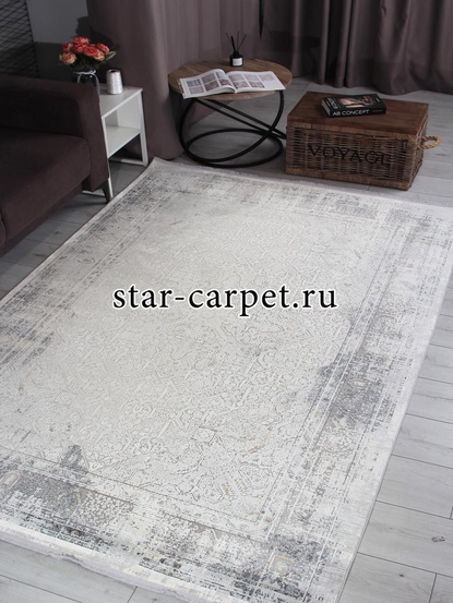 Ковер ASTORIA  9361A - S.CREAM / ANTHRACITE - Прямоугольник - коллекция ASTORIA