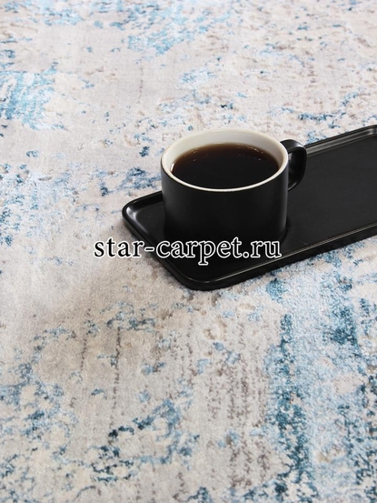 Ковер 5072A - CREAM / P.D.BLUE - Прямоугольник - коллекция AMELI