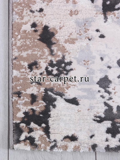 Ковер 5575A - S.BEIGE / P.WHITE - Прямоугольник - коллекция AMELI