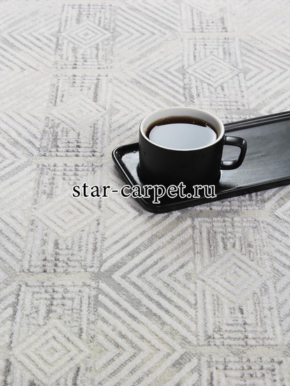 Ковер 9244B - S.L.GREY / P.D.BLUE - Прямоугольник - коллекция AMELI