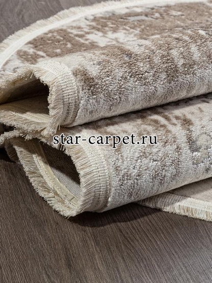 Ковер 26925A - GRY / D.BEIGE - Овал - коллекция MARMARIS