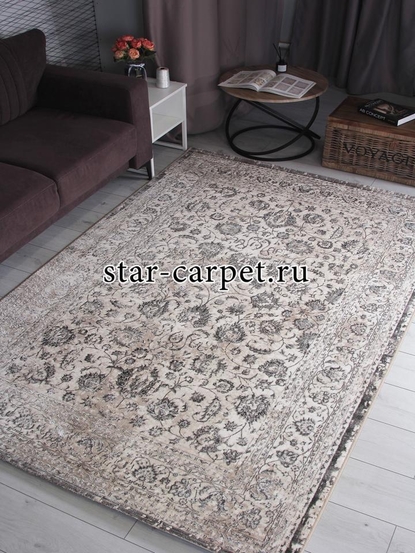 Ковер 8504A - S.WHITE / P.VIZON - Прямоугольник - коллекция LILY