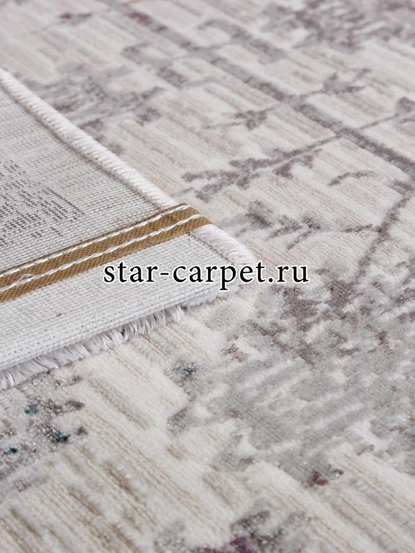 Ковер 9308C - S.WHITE / P.CREAM - Прямоугольник - коллекция LILY