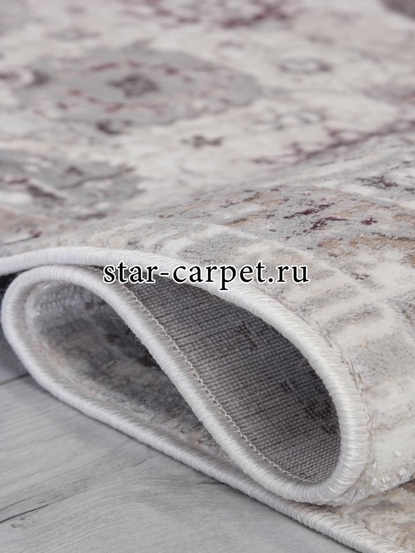 Ковер 9312A - S.WHITE / P.LILAC - Прямоугольник - коллекция LILY