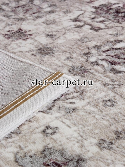 Ковер 9312A - S.WHITE / P.LILAC - Прямоугольник - коллекция LILY