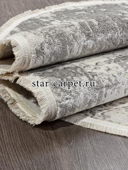 Ковер 26925A - GRY / GRY - Овал - коллекция MARMARIS