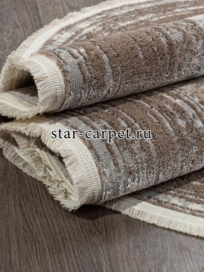 Ковер 26927A - GRY / D.BEIGE - Овал - коллекция MARMARIS