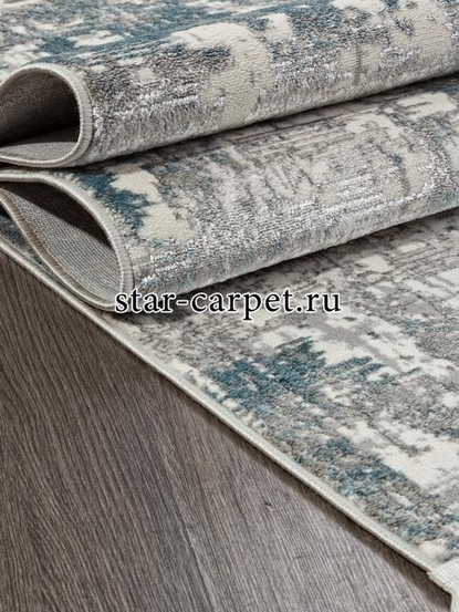 Ковер 26941A - GRY / BLUE - Прямоугольник - коллекция MARMARIS