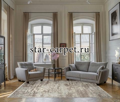 Ковер 26941A - GRY / D.BEIGE - Прямоугольник - коллекция MARMARIS