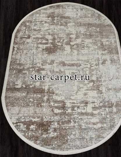 Ковер 26941A - GRY / D.BEIGE - Овал - коллекция MARMARIS