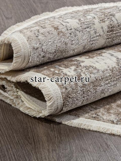 Ковер 26941A - GRY / D.BEIGE - Овал - коллекция MARMARIS