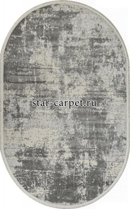 Ковер 26925A - GRY / GRY - Овал - коллекция MARMARIS