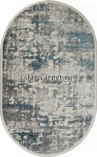 Ковер 26941A - GRY / BLUE - Овал - коллекция MARMARIS