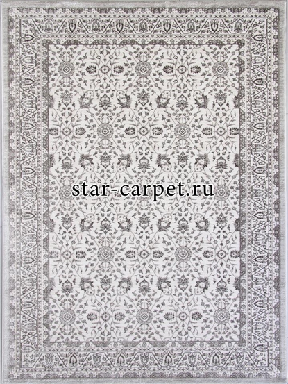 Ковер 5258B - S.WHITE / P.CREAM - Прямоугольник - коллекция LILY