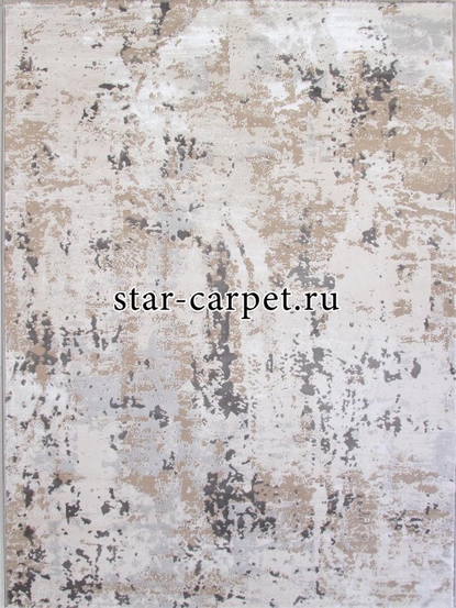 Ковер 5575A - S.BEIGE / P.WHITE - Прямоугольник - коллекция AMELI