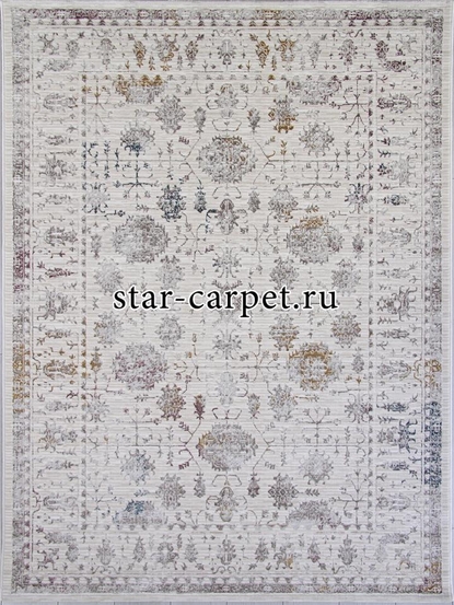 Ковер 9308C - S.WHITE / P.CREAM - Прямоугольник - коллекция LILY