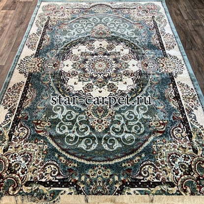 Ковры AMANA 5459A BLUE-CREAM