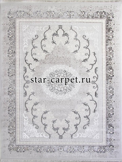 Ковер 9114G - GREY / GREY - Прямоугольник - коллекция LORA