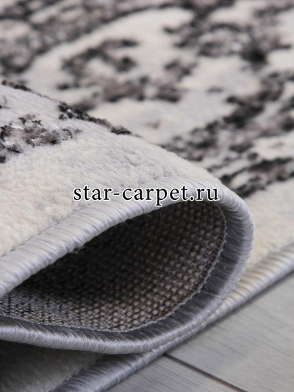 Ковер 8083G - GREY / GREY - Прямоугольник - коллекция LORA