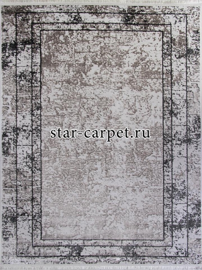 Ковер 8070G - GREY / GREY - Прямоугольник - коллекция LORA