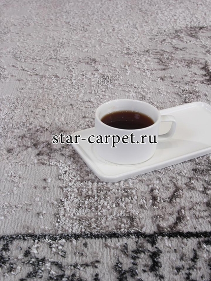 Ковер 8070G - GREY / GREY - Прямоугольник - коллекция LORA